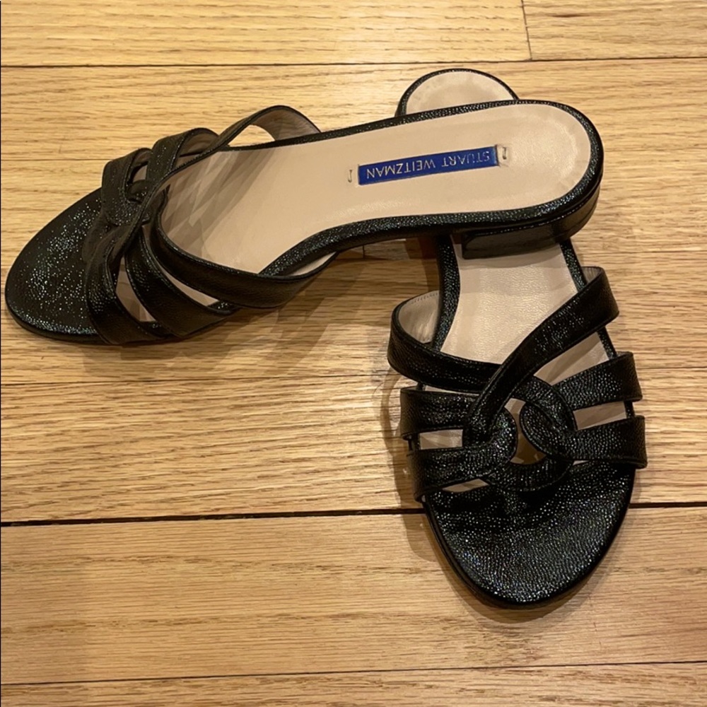Black Stuart Weitzman Sandals - Open Toe - image 1